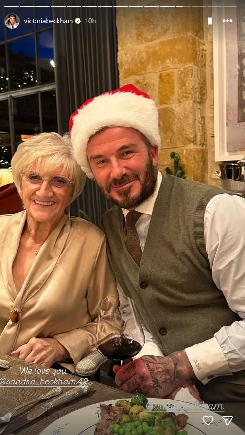 Dejvid Bekam s majkom Sandrom