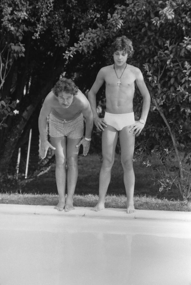 Žak Šarije i Nikola Žak Šarije (porodica Brižit Bardo - bivši muž i sin)