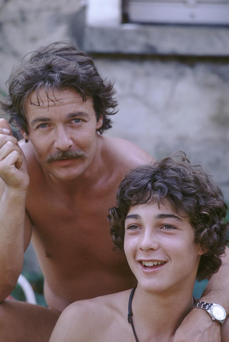 Žak Šarije i Nikola Žak Šarije (porodica Brižit Bardo - bivši muž i sin)