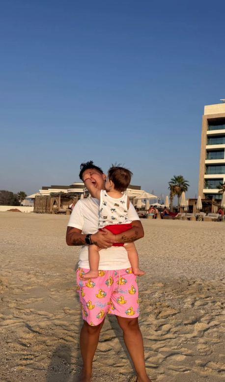 Marija Šerifović i sin Mario