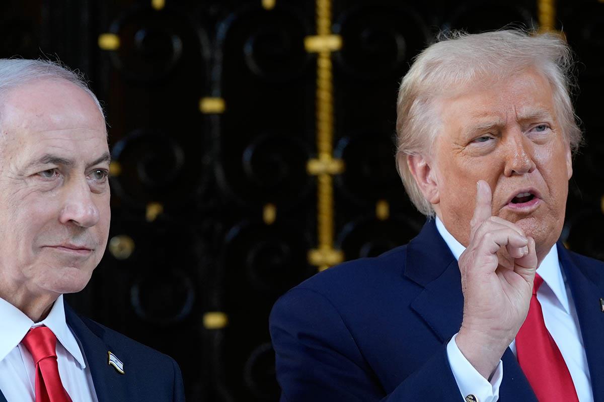 Benjamin Netanjahu Donald Tramp