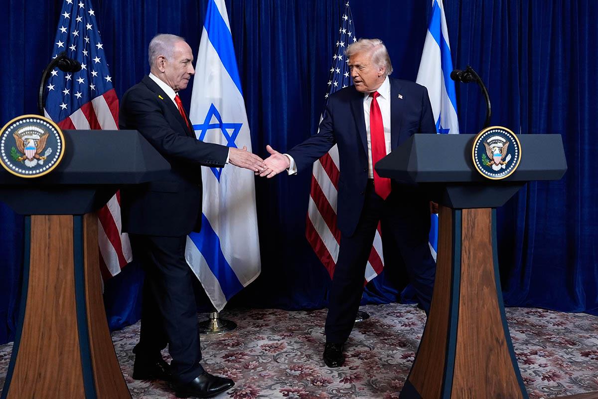 Benjamin Netanjahu Donald Tramp