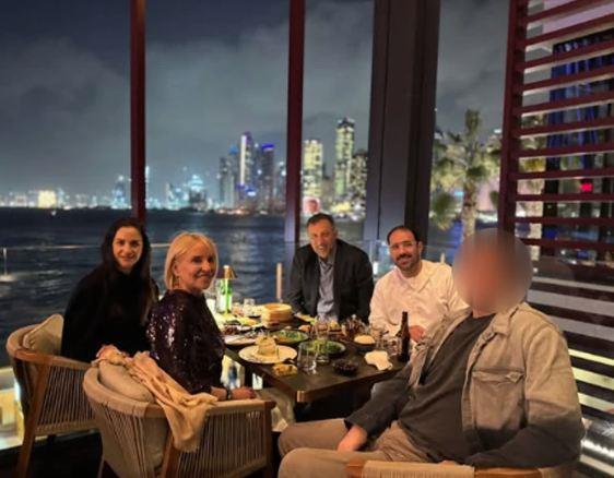 Ana Divac, Vlade Divac, Jelena bin Drai