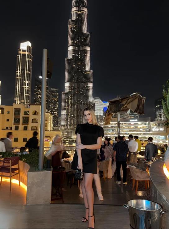 Aleksandra Nikolić u Dubaiju za Novu godinu
