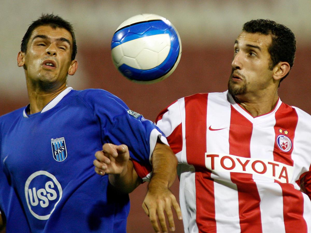 Ernan Barkos u dresu Crvene zvezde