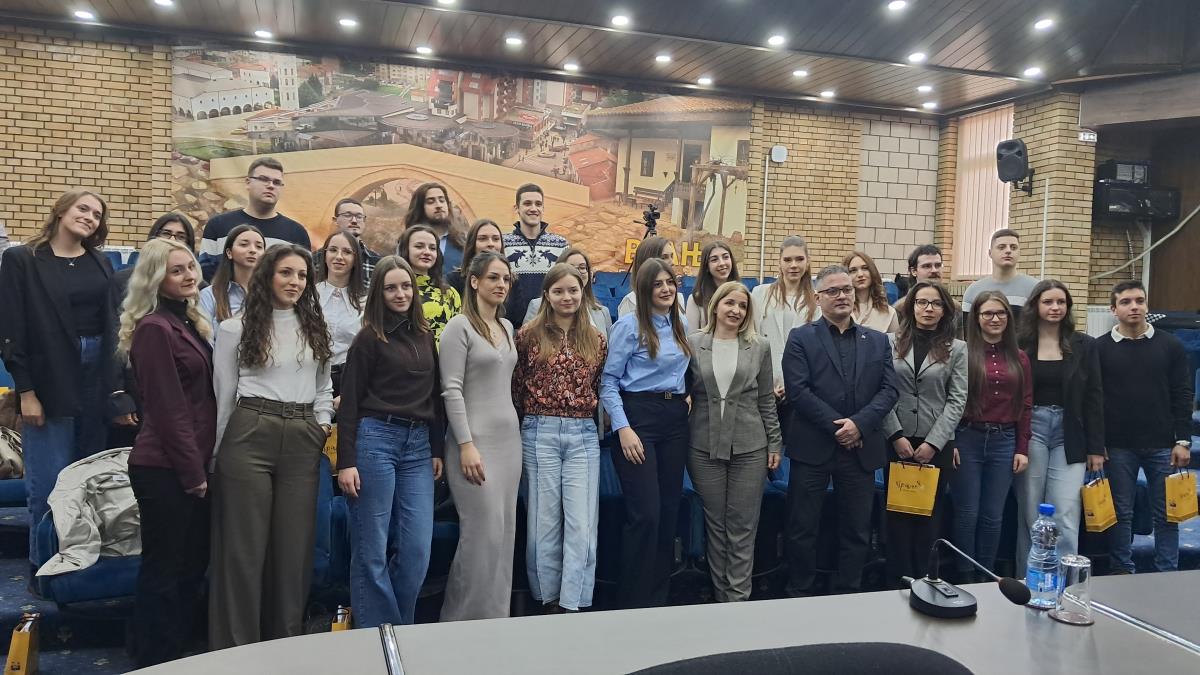 Prijem za najbolje studente iz Vranja u prethodnoj godini