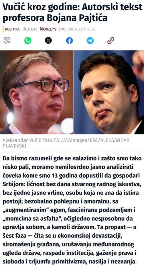 Medijska hajka i uvrede blokadera Aleksandar Vučić