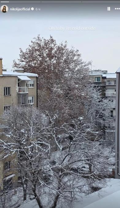 Nikolija uslikala zimsku idilu