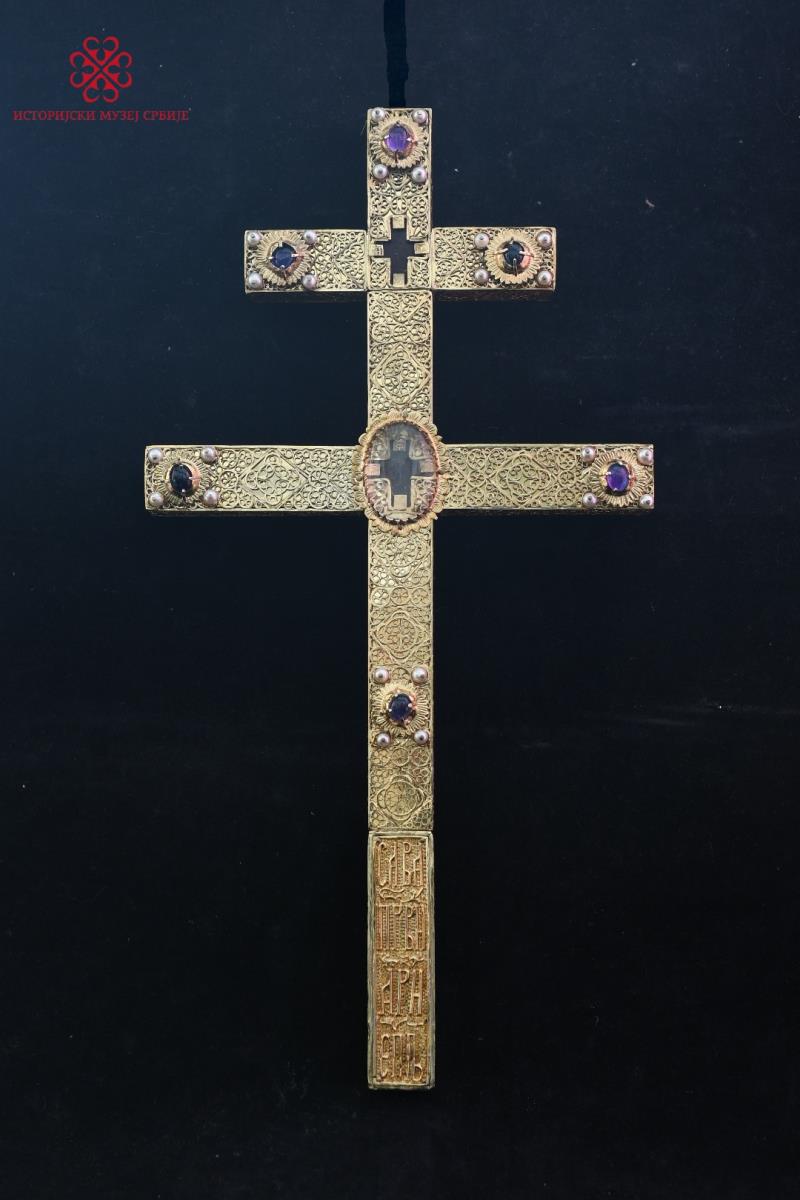 Replika ručnog krsta – stavroteke Svetog Save