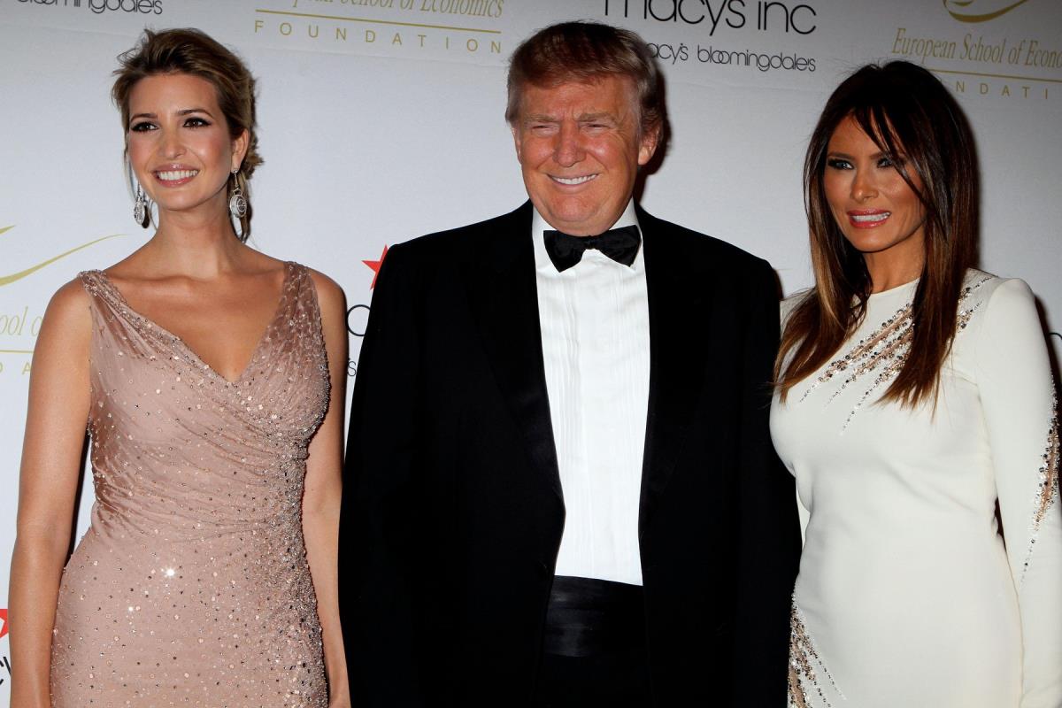 Melanija Tramp, Ivanka Tramp, Donald Tramp