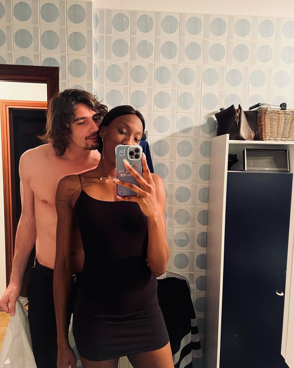 Paola Egonu i momak Leonardo Puliti