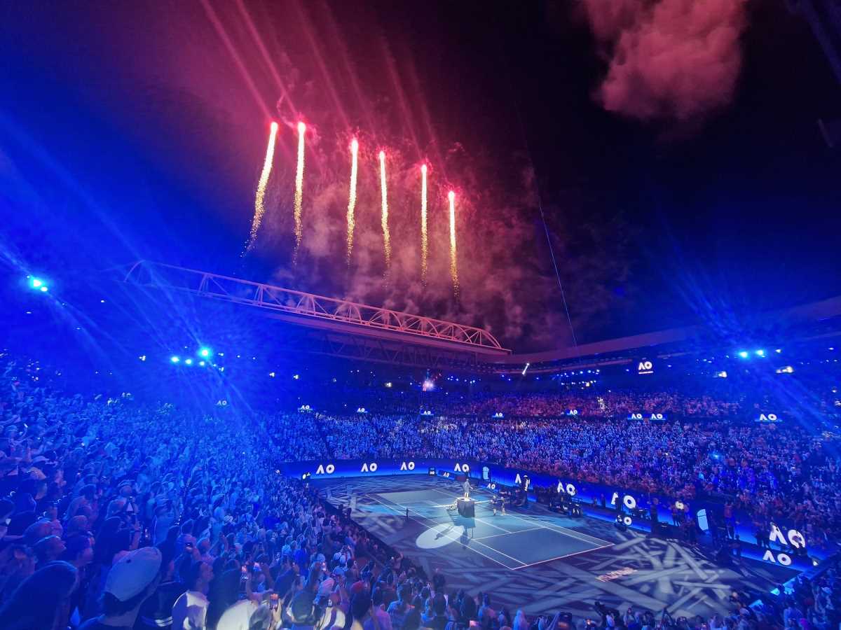 Egzibicija Australijan open Rodžer Federer