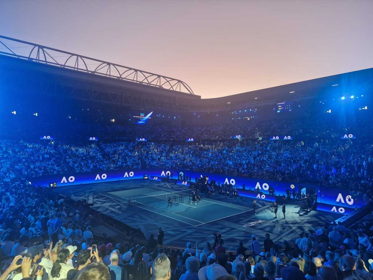 Egzibicija Australijan open Rodžer Federer