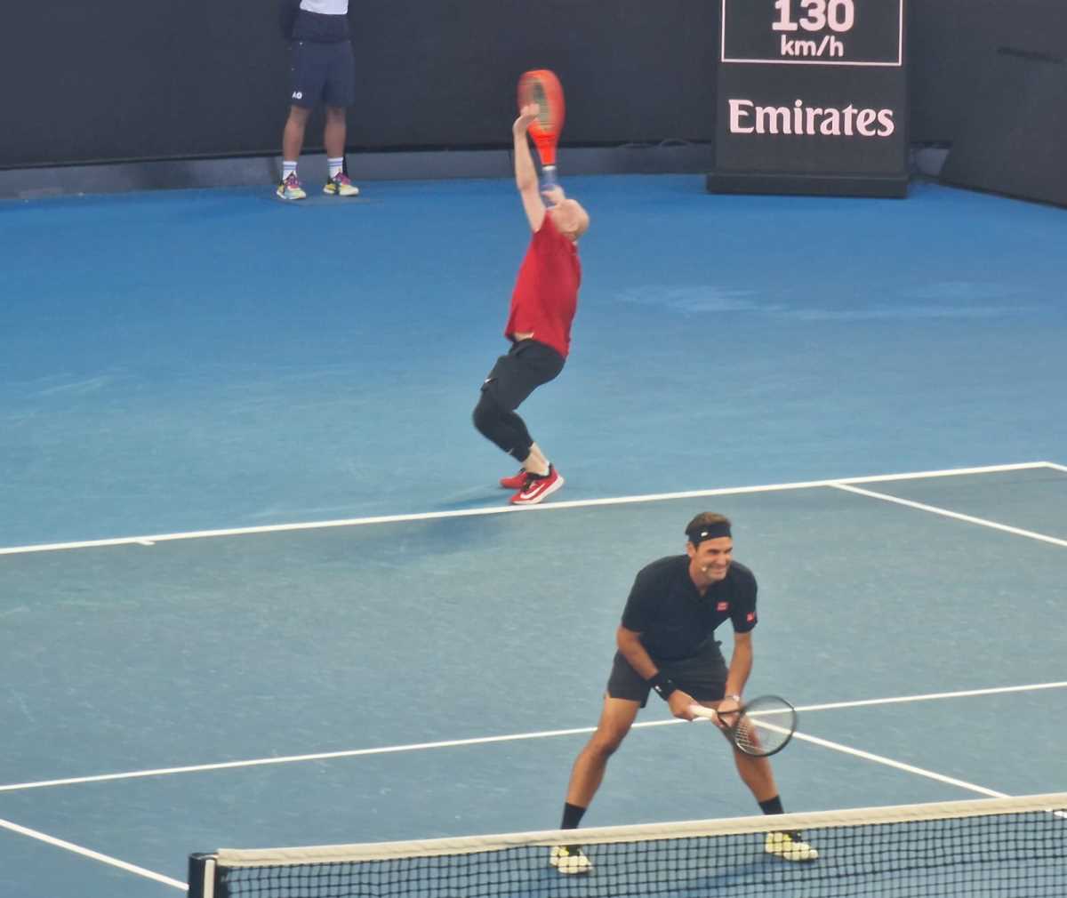 Egzibicija Australijan open Rodžer Federer