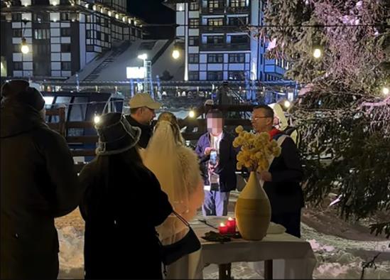 Dario Prpić se oženio na ski stazi na Kopaoniku