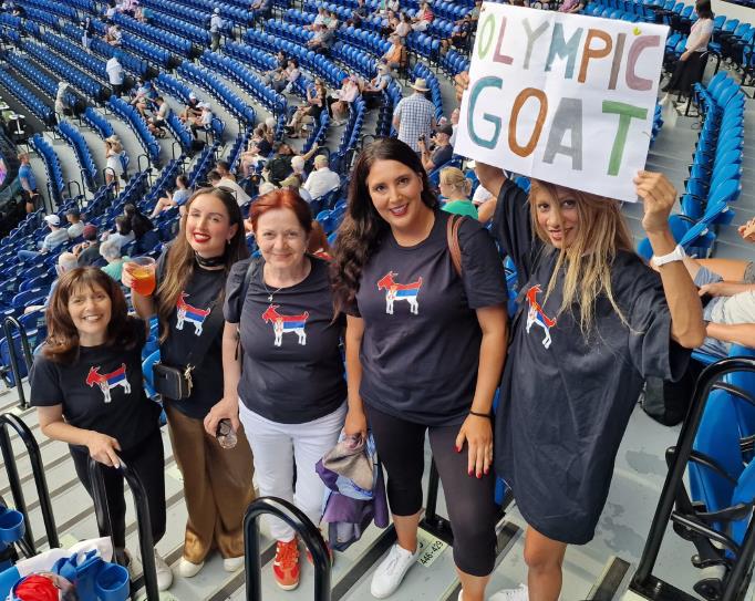 Novakovi navijači u Melburnu