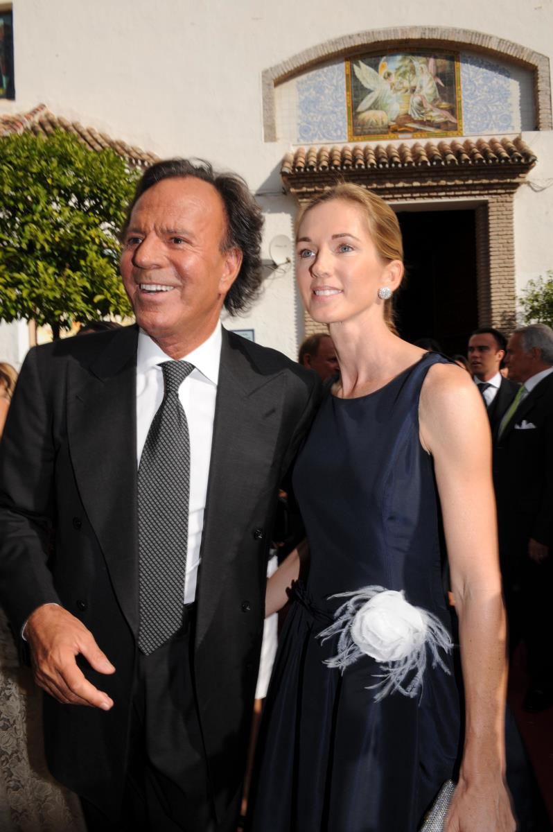 Hulio Iglesijas sa suprugom Mirandom Rijnsburger