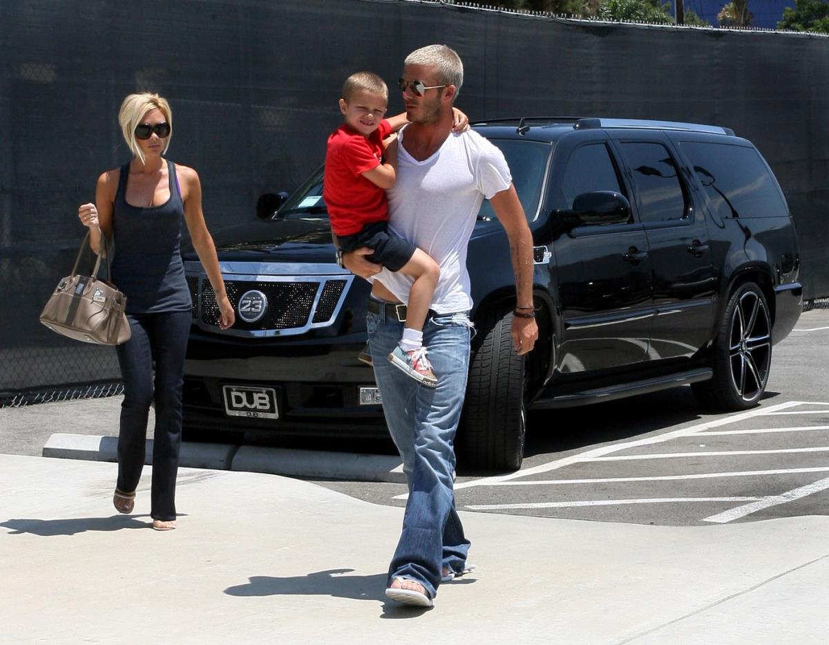 Viktorija Bekam, Bruklin Bekam, Dejvid Bekam