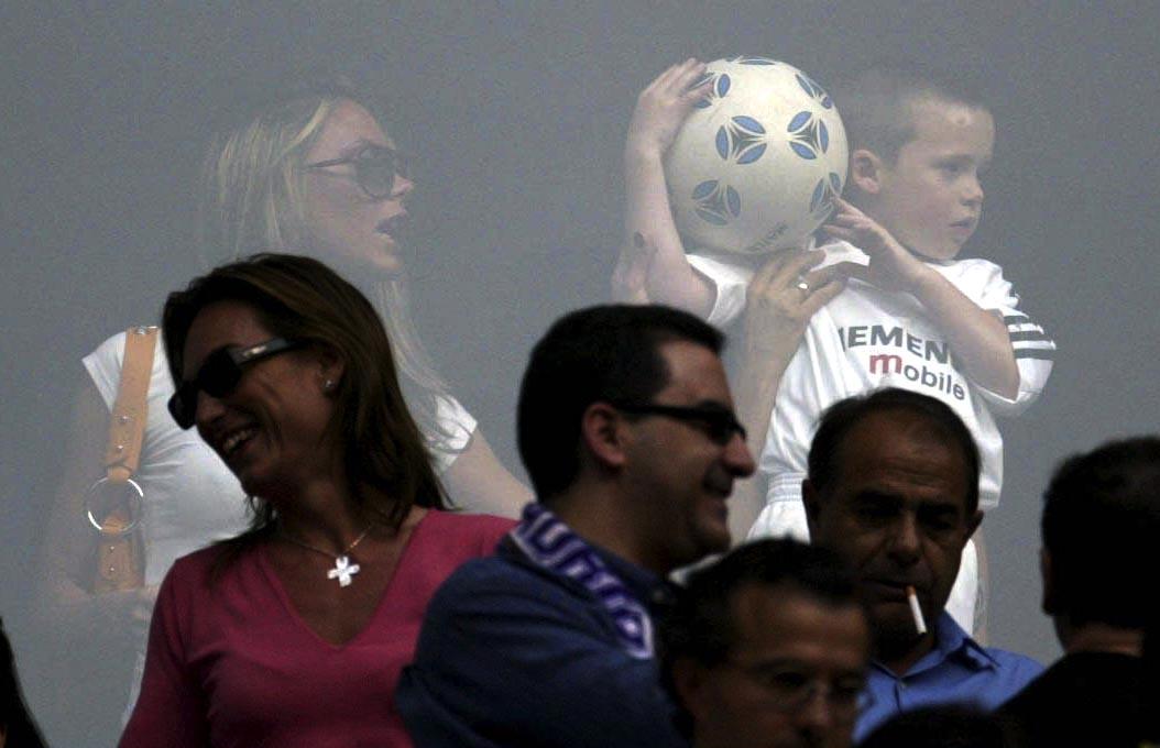 Viktorija Bekam, Bruklin Bekam na utakmici