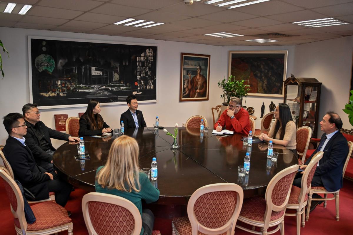 Sastanak v. d. upravnika SNP-a Dragane Milošević i delegacije Narodne Republike Kine