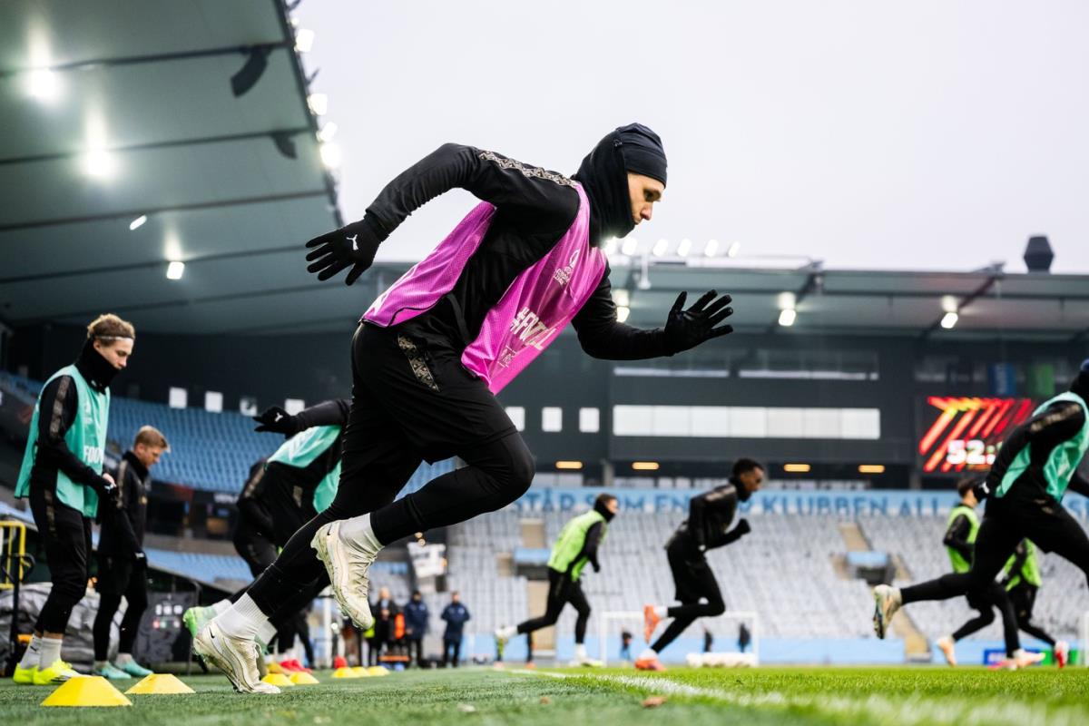 Trening Malmea pred utakmicu protiv Crvene zvezde