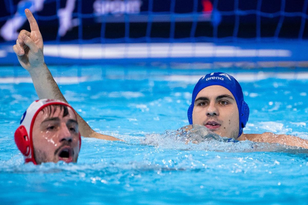 Mateo Joki Grata slavi gol protiv Crne Gore