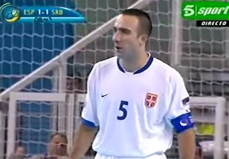 Bojan Đura Pavićević u dresu futsal reprezentacije Srbije