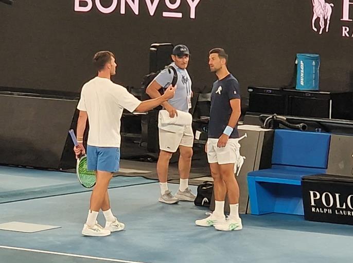 Novak Đoković, trening