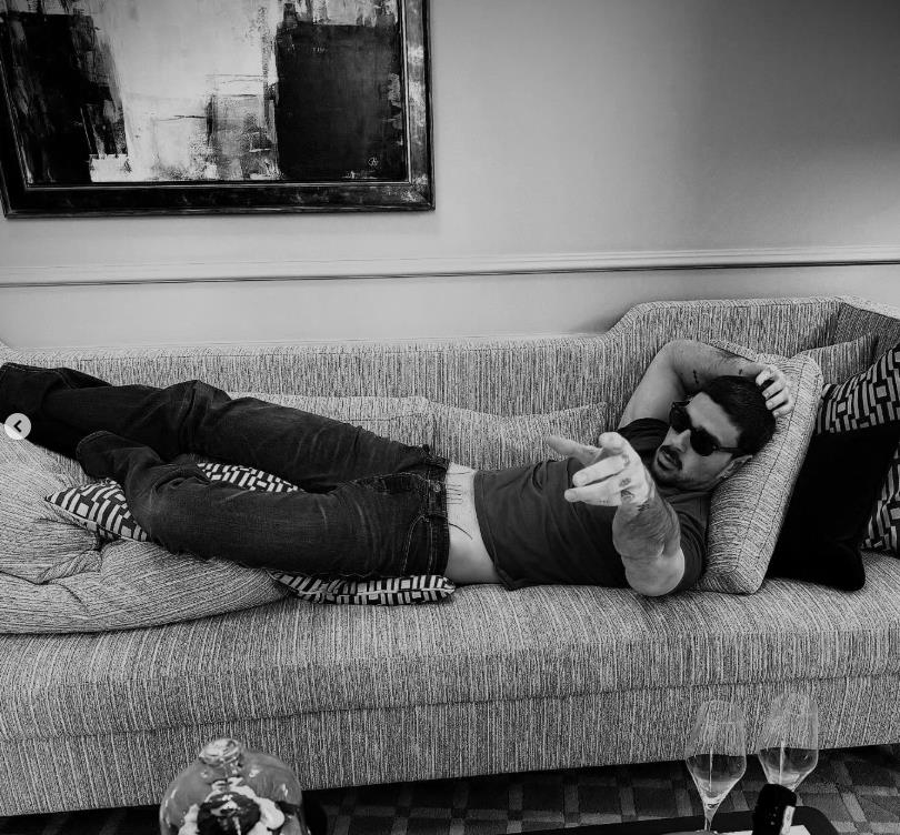 Mikele Morone u luksuznom hotelu u Beogradu