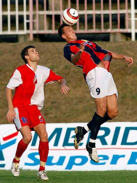 Dejan Damjanović u dresu Bežanije