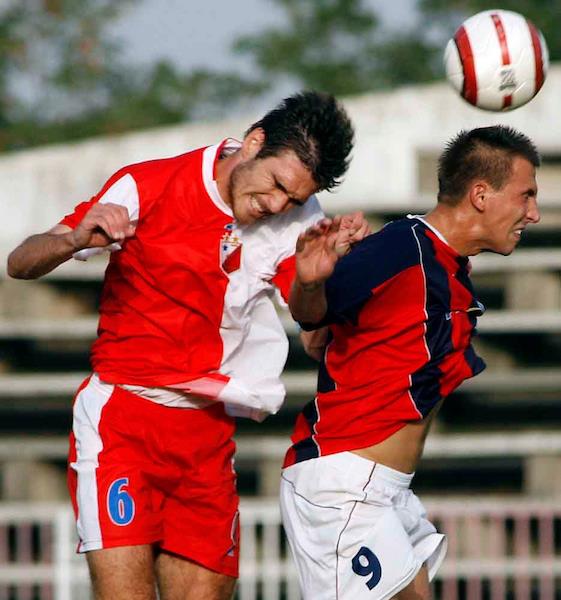 Dejan Damjanović u dresu Bežanije