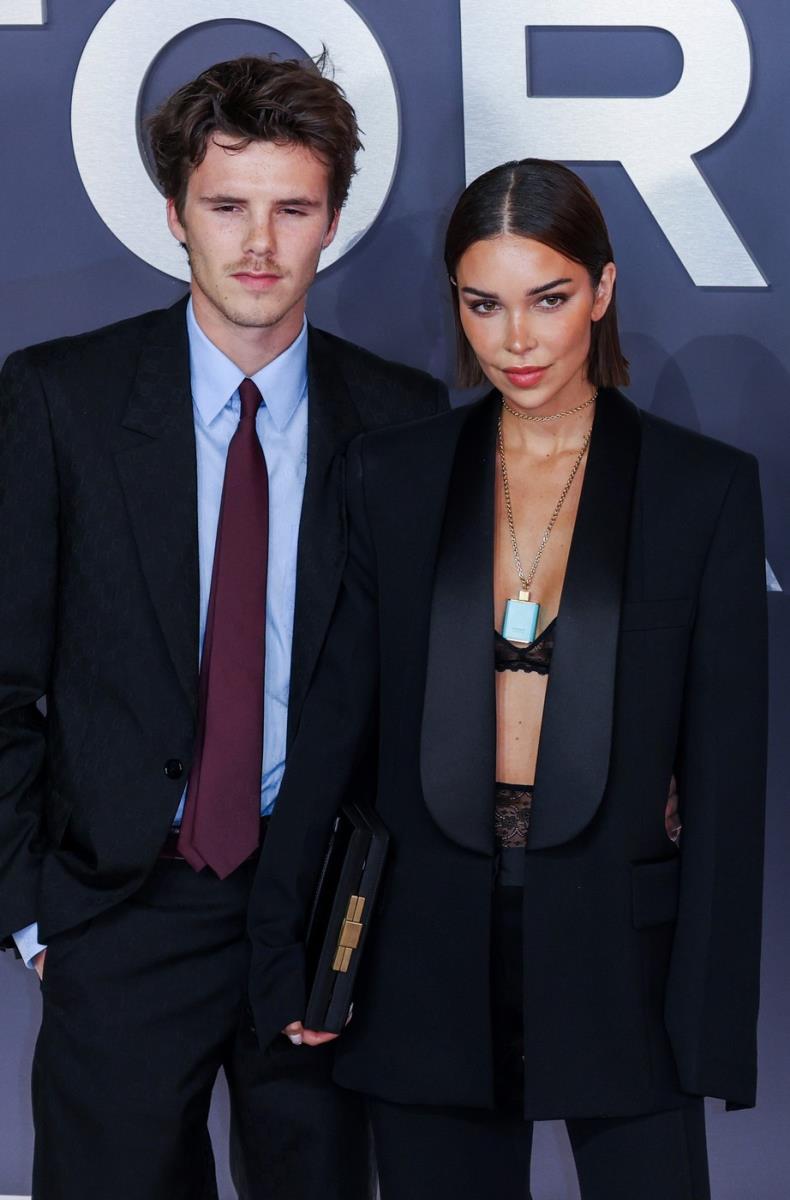 Kruz Bekam i devojka Džeki Apostel na javnom događaju