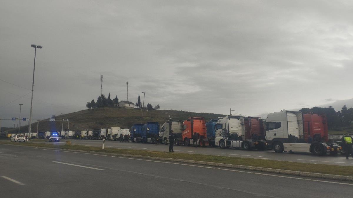 Štrajk kamiondžija Bogorodica