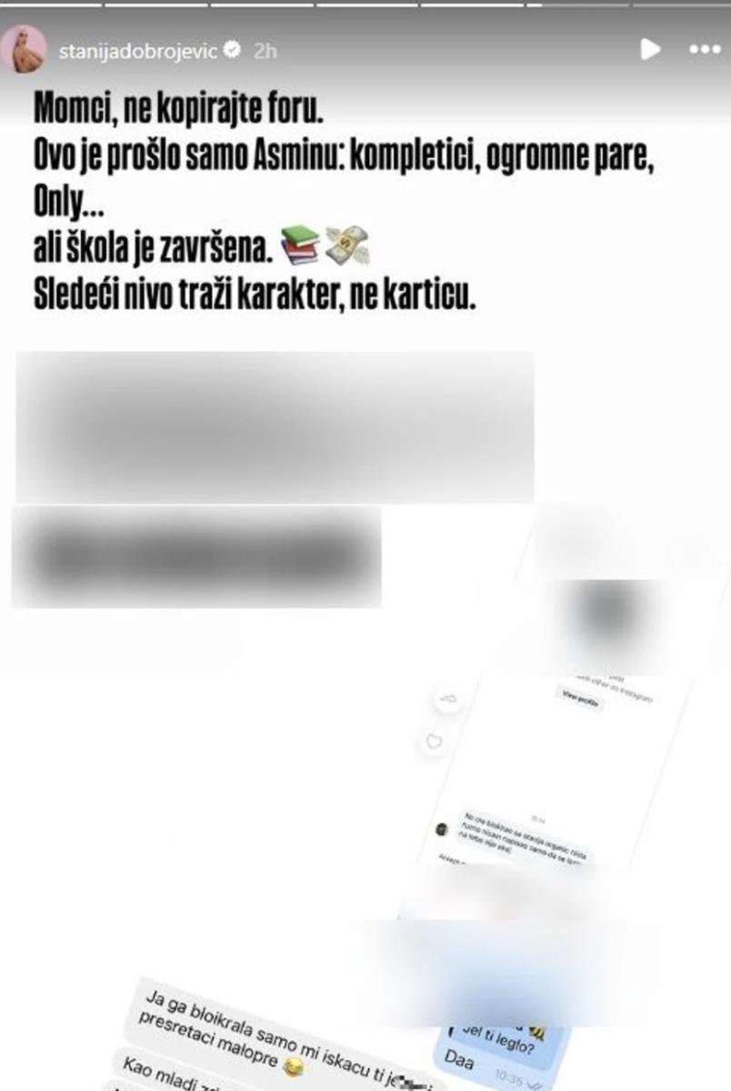 STANIJU NEPOZNATI MUŠKARAC POKUŠAO DA OSVOJI NA ISTI NAČIN KAO ASMIN, A ONA ODMAH PREPISKE OKAČILA JAVNO! Bila je baš stroga, jednu stvar više neće tolerisati