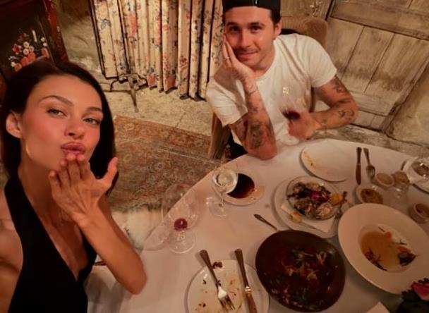 Bruklin Bekam i Nikola Pelc na večeri.jpg