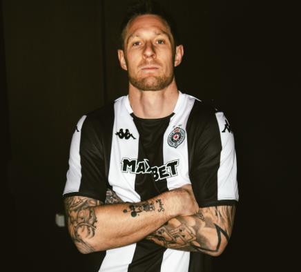 Sebastijan Polter posle promocije u FK Partizan