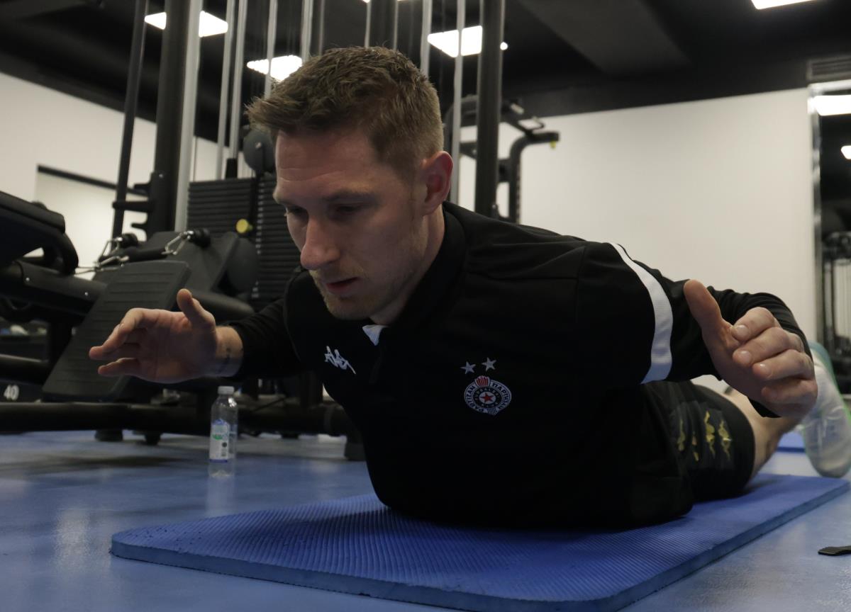 Sebastijan Polter na pripremama u Turskoj