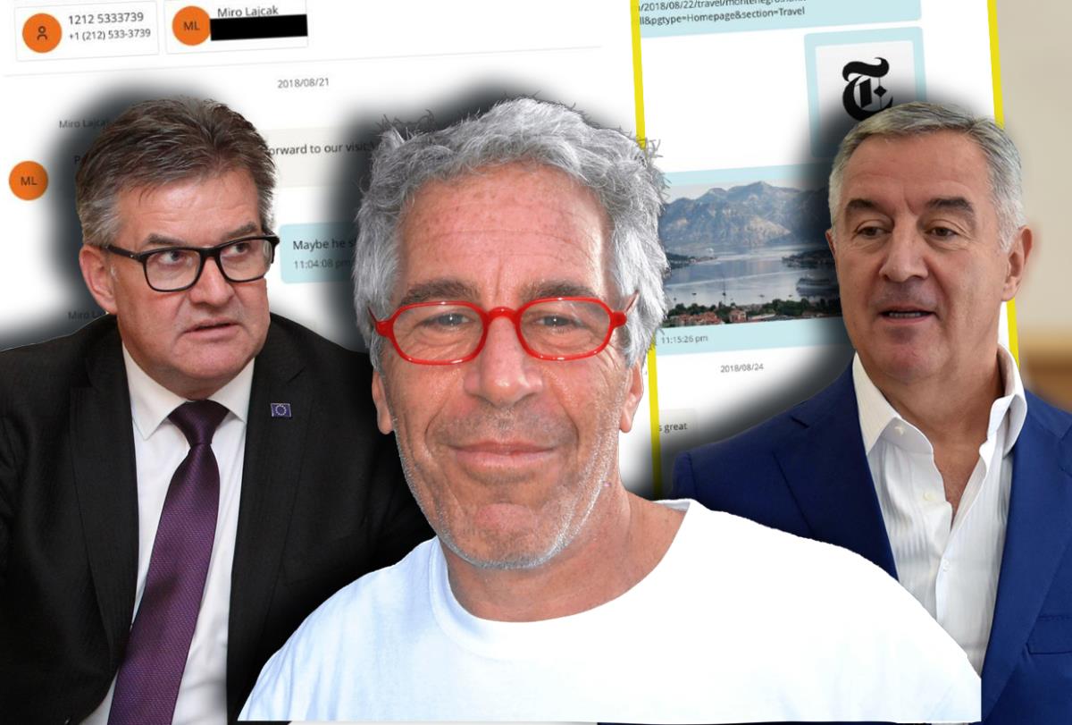 Miroslav Lajčak Džefri Epštajn Milo Đukanović