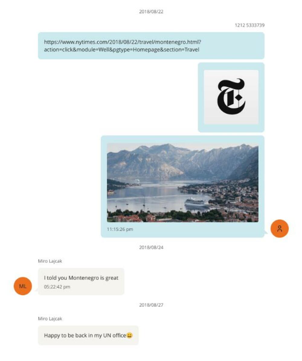 Miroslav Lajčak Džefri Epštajn Milo Đukanović