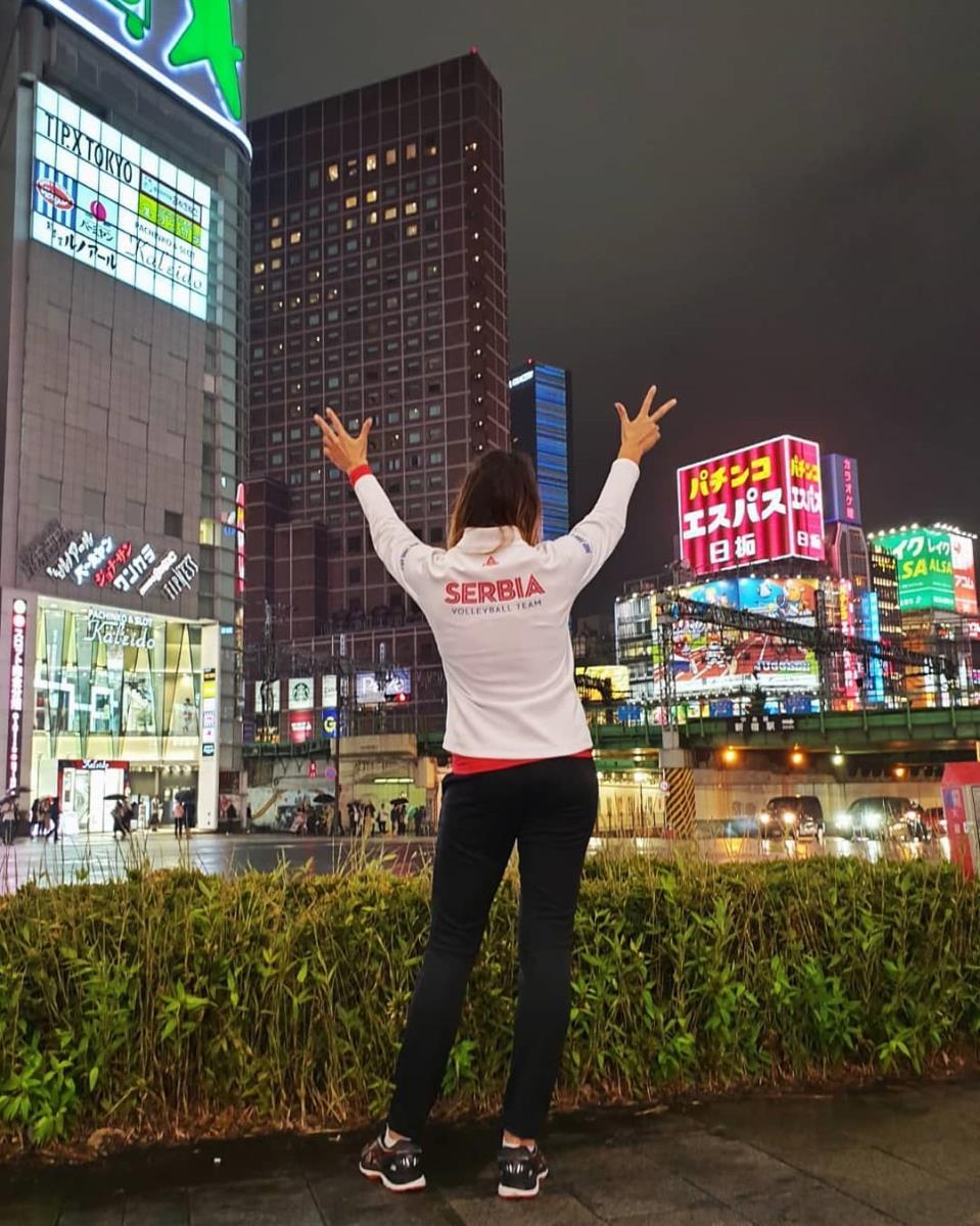 Milica Kubura u Japanu sa reprezentacijom Srbije
