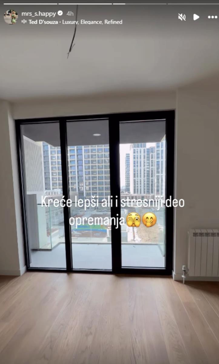 POGLEDAJTE KAKO IZGLEDA STAN OD POLA MILIONA EVRA! Starleta obezbedila sebi nekretninu u elitnom delu Beograda, a sada otvorila vrata i sve zapanjila (FOTO)