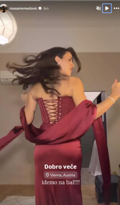 Maša Memedović u elegantvoj smeloj haljini