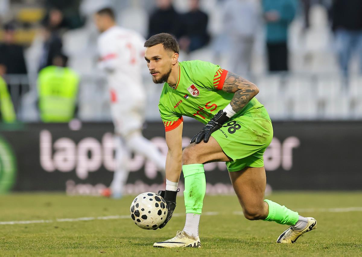 Strahinja Manojlović golman Radničkog iz Niša