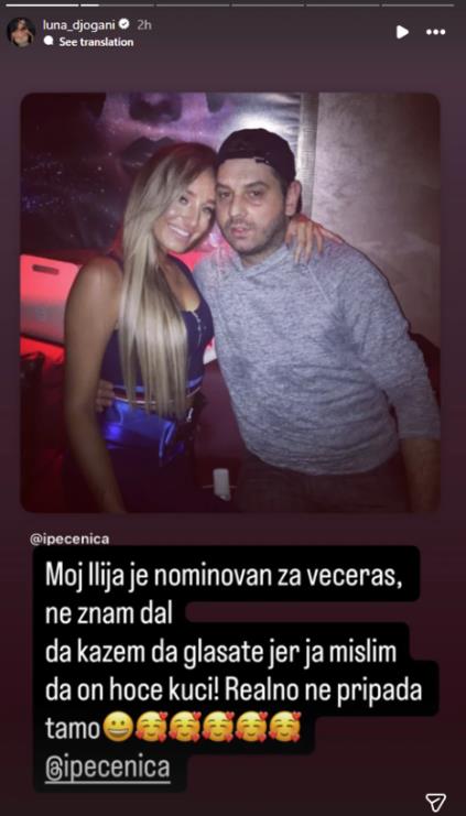 LUNA ĐOGANI SE OGLASILA I  POZVALA SVE DA NE GLASAJU ZA NJENOG PRIJATELJA U ELITI! Šokirala sve, pa objavila staru sliku i otkrila detalje: Ovo je... (FOTO)