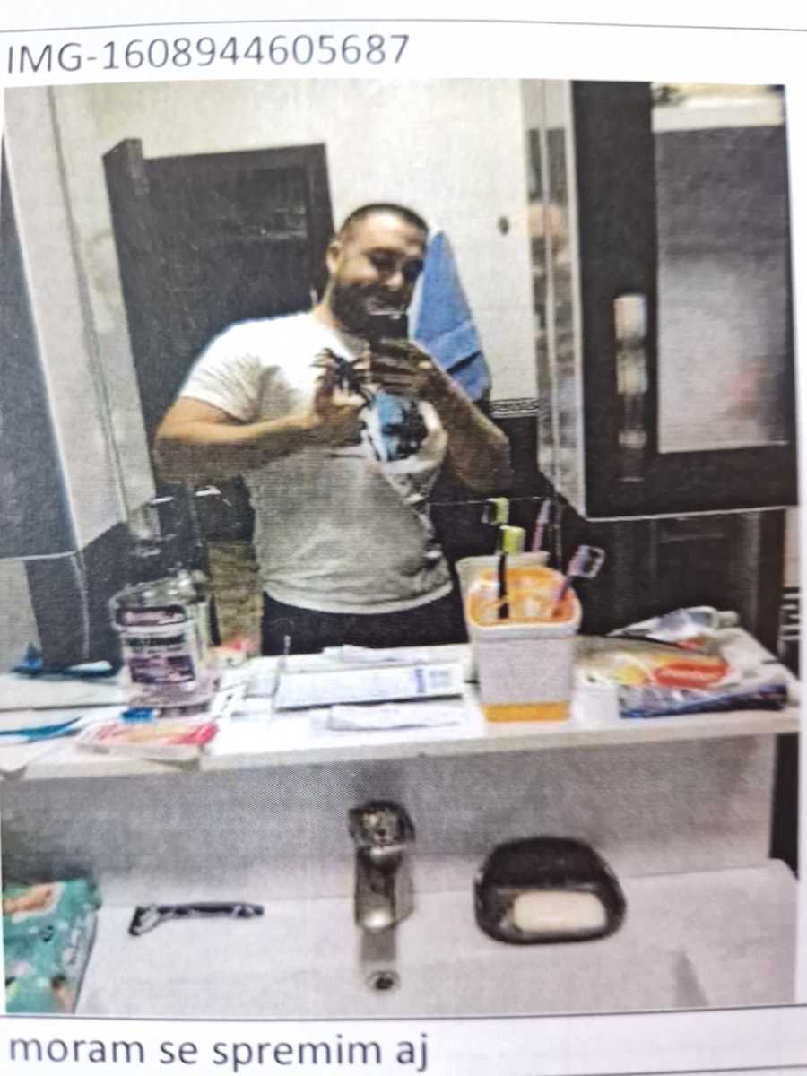 Belivuk izjavio da je na slici iz optužnice Jodžir