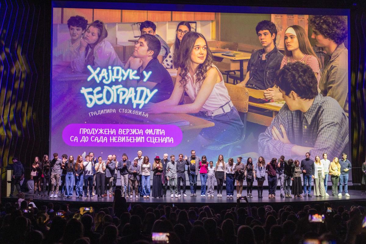 Svečana projekcija filma Hajduk u Beogradu u MTS Dvorani