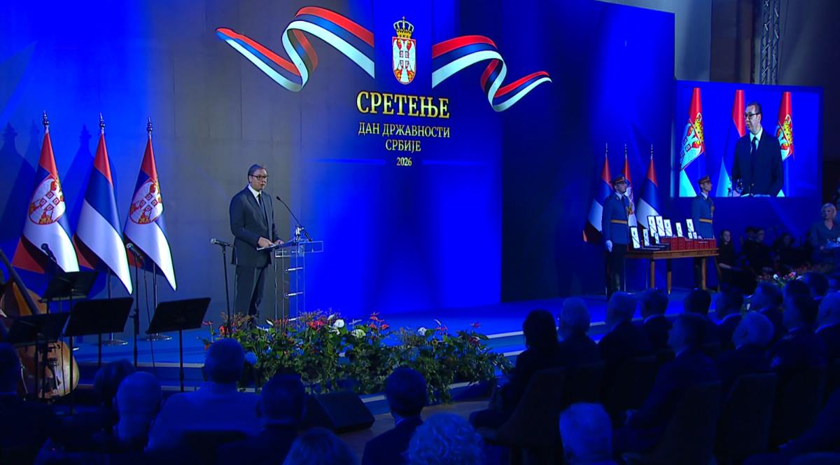 Aleksandar Vučić Sretenje Dan državnosti odlikovanja ordenje Sretenjsko ordenje