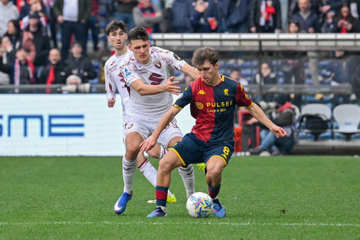 Detalj sa meča Đenova - Torino