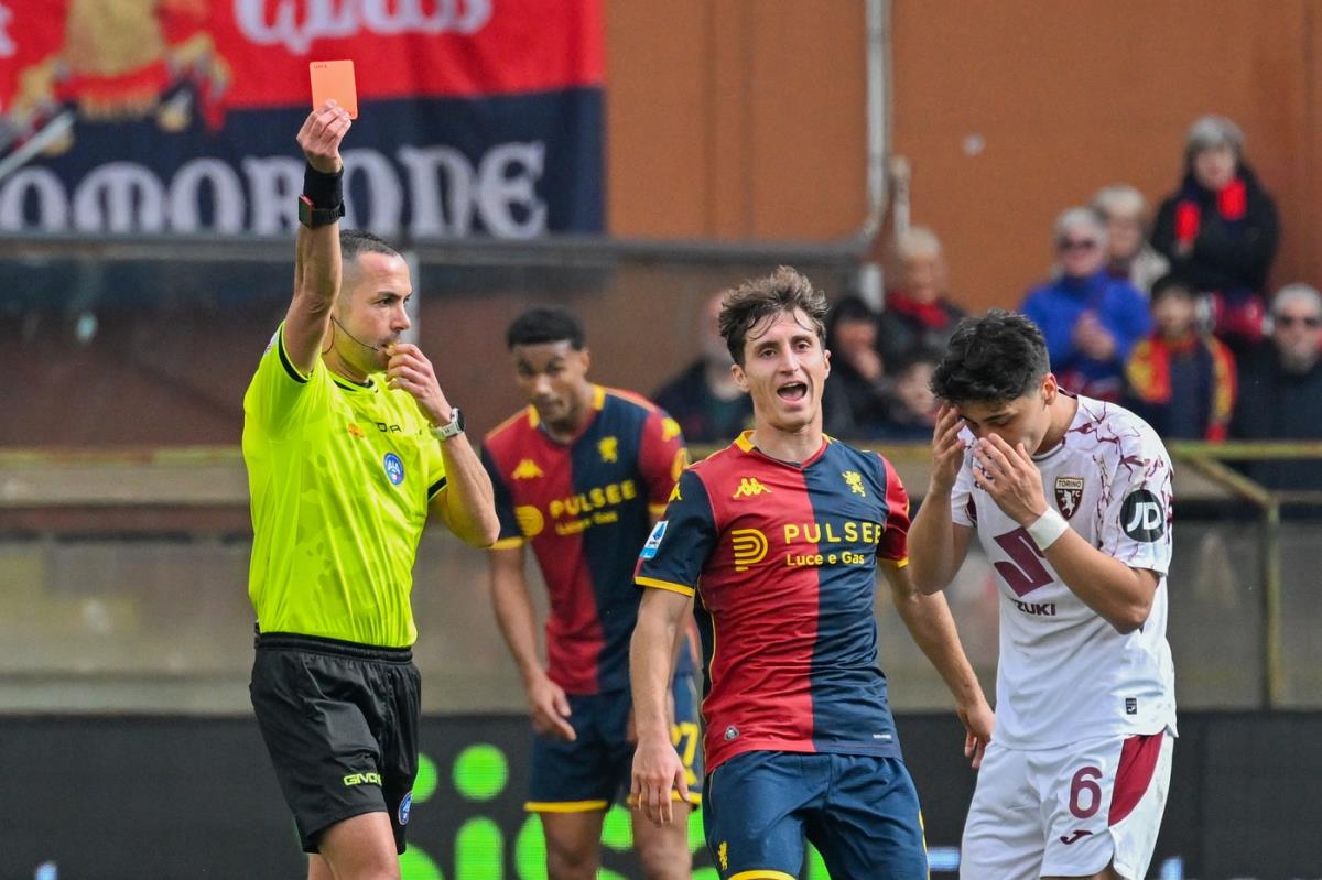 Detalj sa meča Đenova - Torino