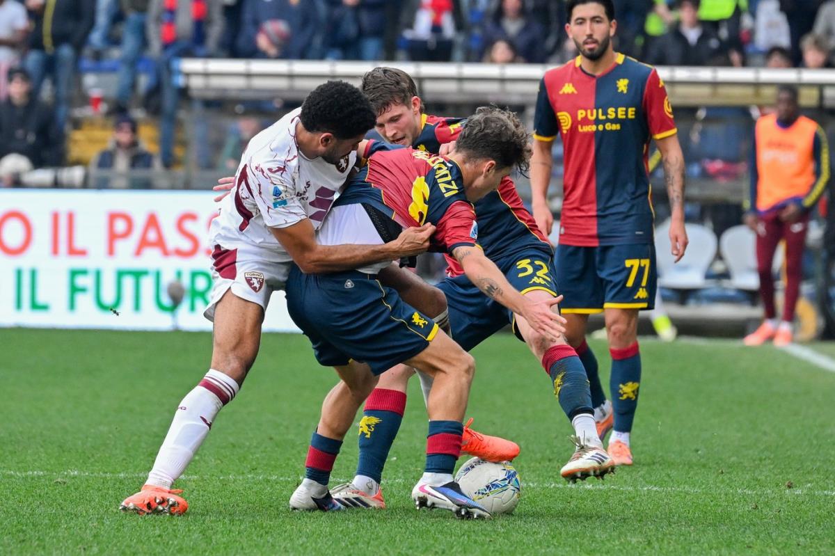 Detalj sa meča Đenova - Torino